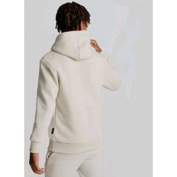 Sonneti London Kids' Beige Cozy Fleece Pullover Hoodie Sweatshirt - Med (13) - Picture 2 of 5